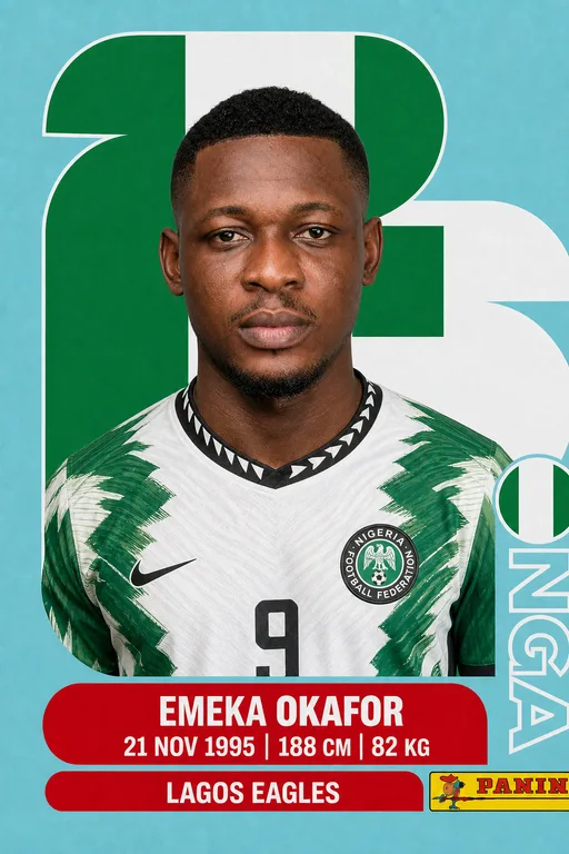 Collectible sticker of Emeka Okafor